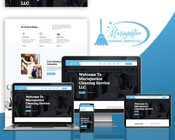 Mariajustice | Premier Cleaning Services Website Design