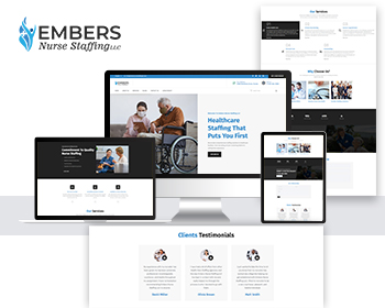 Healthcare Staffing Agency Website Template