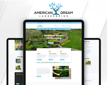 Landscaping and Home Improvement Website Layout