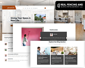 Make a Digital Presence With Home Improvement Website Layout