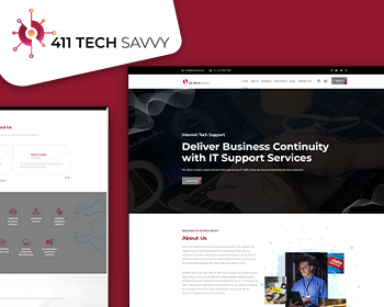 Creative Tech Support Services Website Template