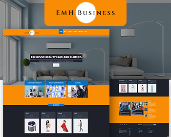 Customizable Online E-commerce Shop Website Template