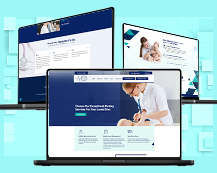 Stunning Website Template for Nursing Service Agency