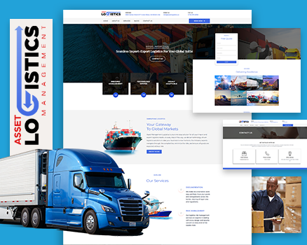 Trucking Logistics and Transportation Services Website Theme