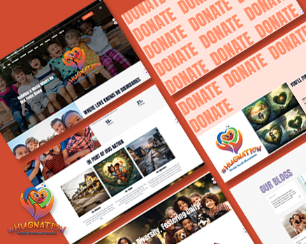 Unique Website Layout for Non-Profit Organizations