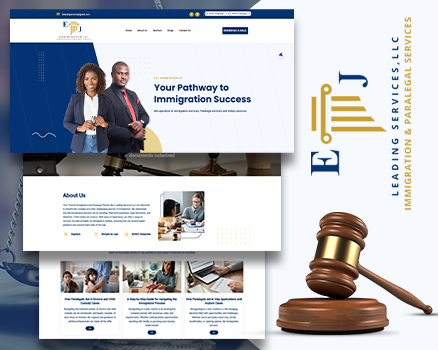 Immigration, Notary, and Paralegal Services Website Design