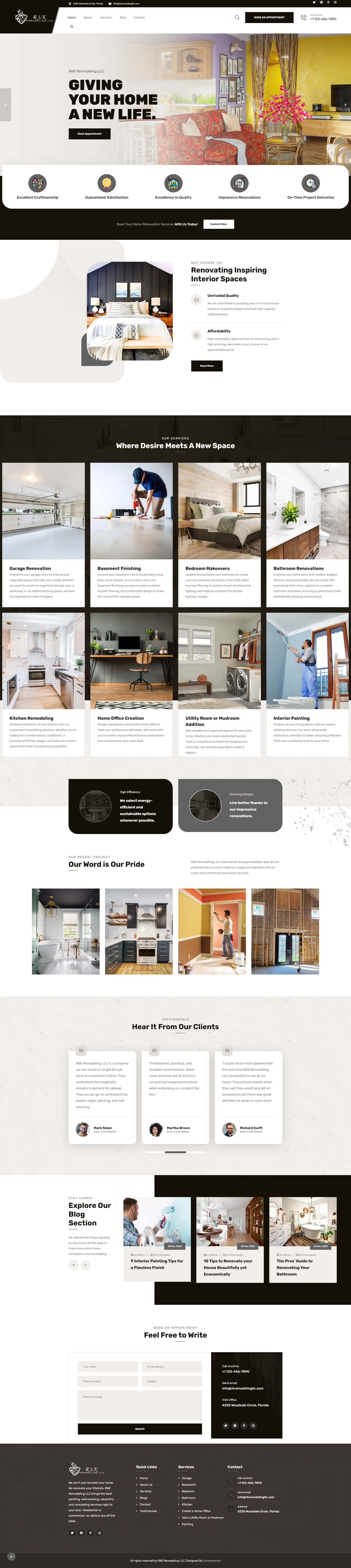 R&K Remodeling - Construction & House Renovation Theme