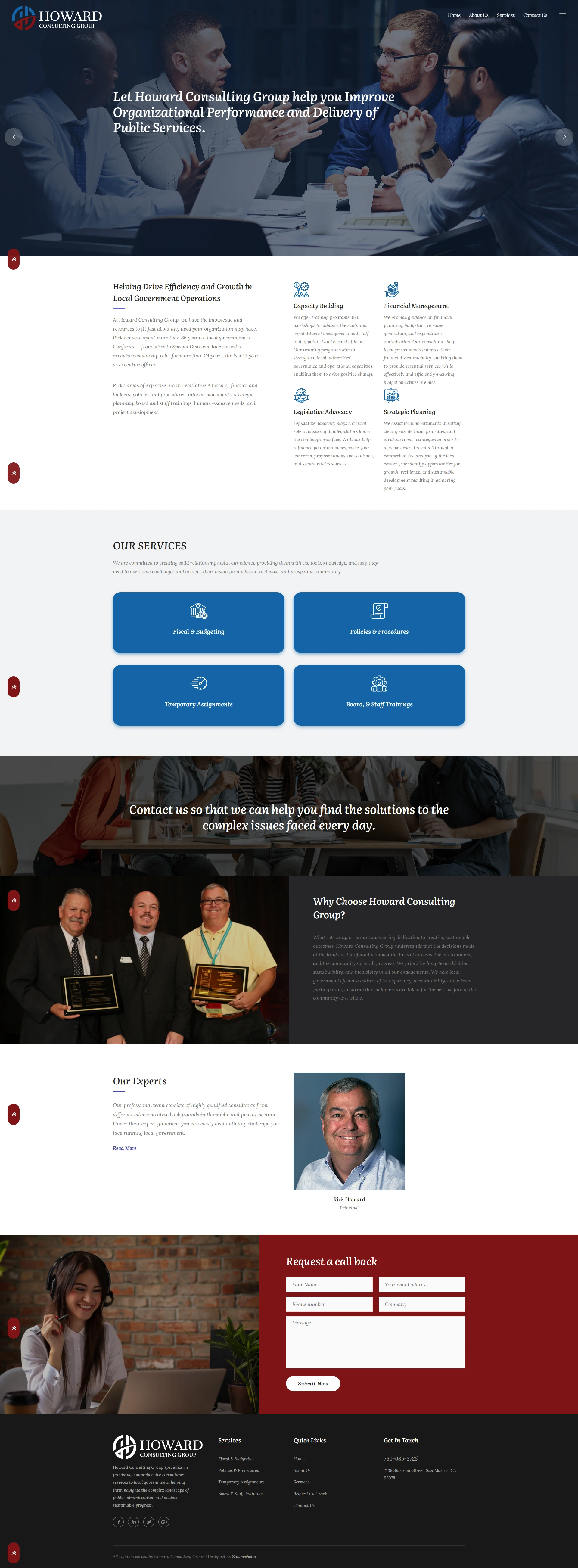 Professional Website Theme for Consulting Service Providers