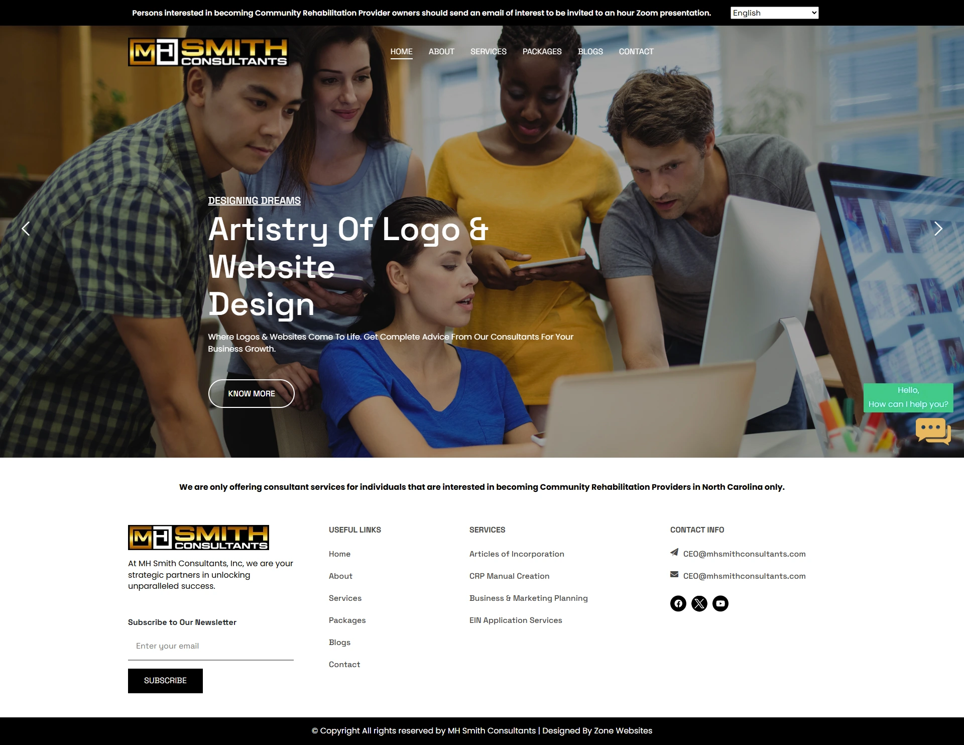 Fully Responsive Business Consultant Website Layout